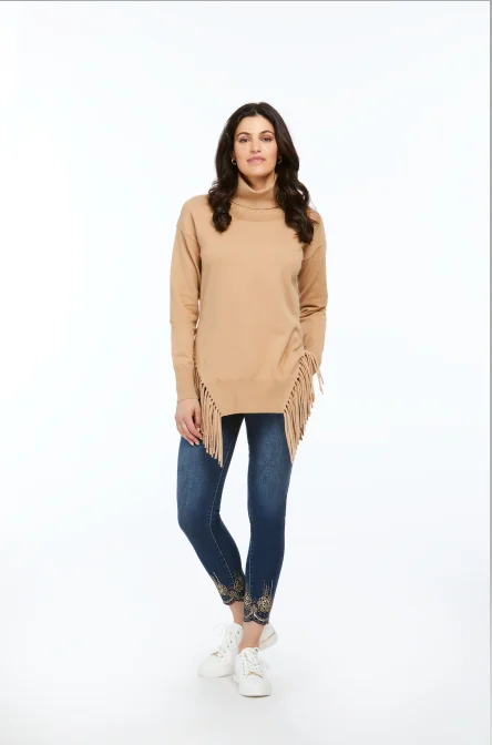 Deep Savings Orly #70404 camel knit top