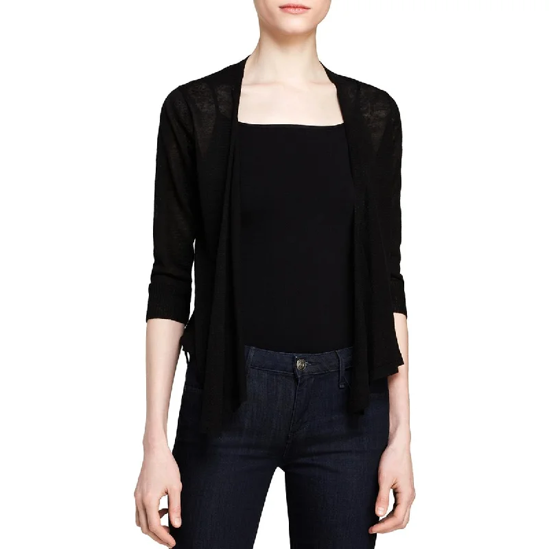 Flash Sale Womens Linen Drapey Cardigan Sweater