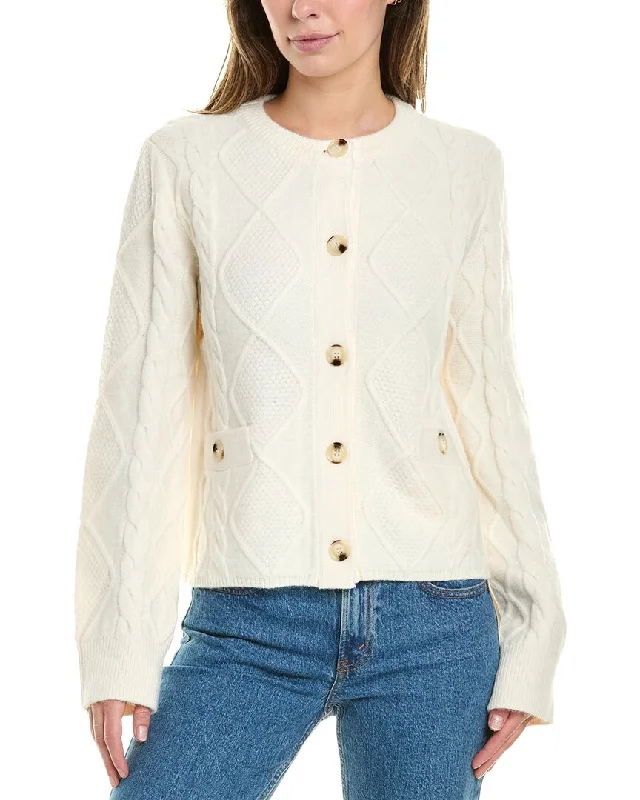Extra Savings Design History Button Front Cardigan