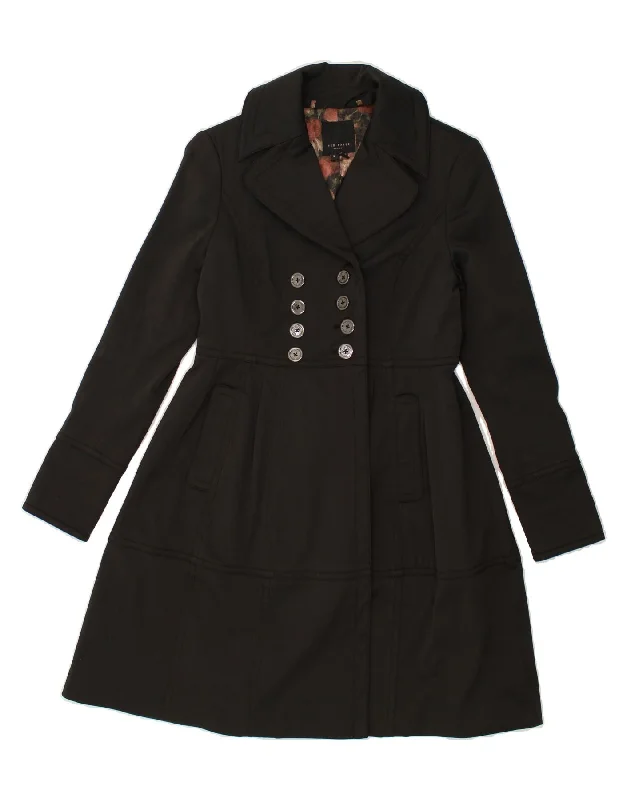 Weekend Specials You Can't Miss TED BAKER Womens Overcoat Size 3 Medium Black Polyester Weekend Specials You Can't Miss TED BAKER Womens Overcoat Size 3 Medium Black Polyester