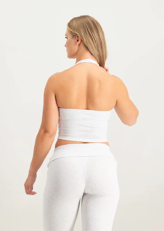 Weekend Offers That Shine Flare Lounge Top - White