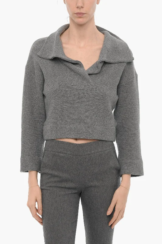 Hot Deal Beaufille Wool Blend BOTERO Sweater with Polo Neck