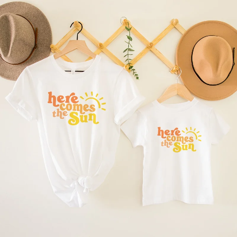 Weekend Flash Sale Here Comes The Sun Matching Summer T-Shirts
