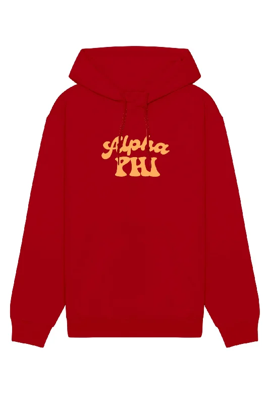 Holiday Sale Alpha Phi Vintage Hippie Hoodie