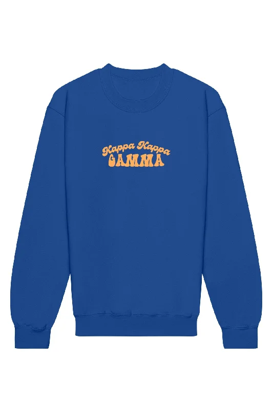 Loyalty Reward Kappa Kappa Gamma Vintage Hippie Crewneck Sweatshirt