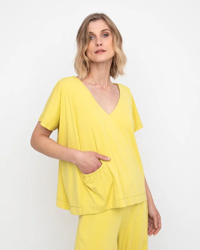 Hurry In Ozai N Ku Bahama Tee, Yellow