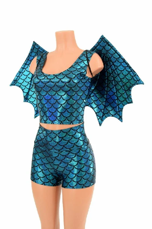 Referral Discount High Waist Shorts & Top (+Dragon Wings!)