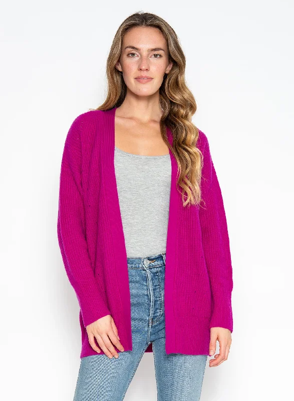 Daily Specials Arlo Cardigan - Fuchsia