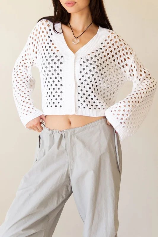Year-End Deals My Muse Eyelet Knit Cardigan