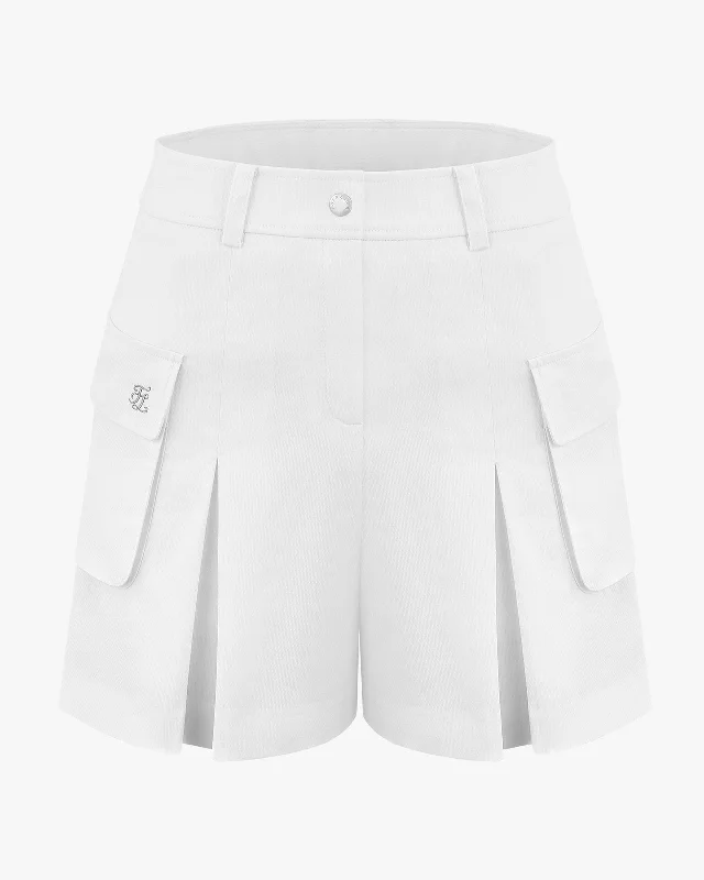 Exclusive Weekend Offers Inside Side pocket culotte pants - White