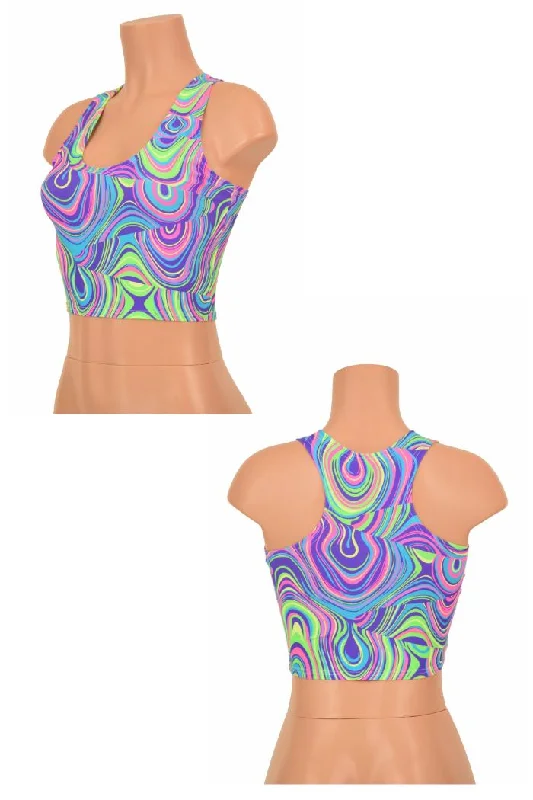 Weekend Bargains to Indulge In Glow Worm Racerback Crop Top