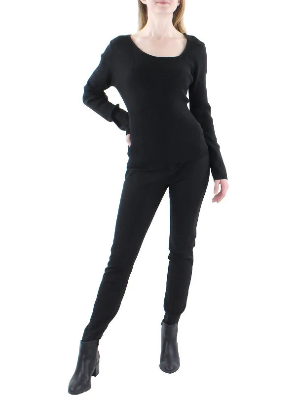 Closeout Womens Cutout Asymmetric Pullover Sweater