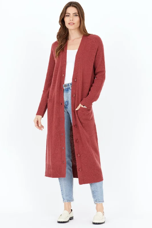 Super Bargain Morgan Cashmere Duster - Saffron