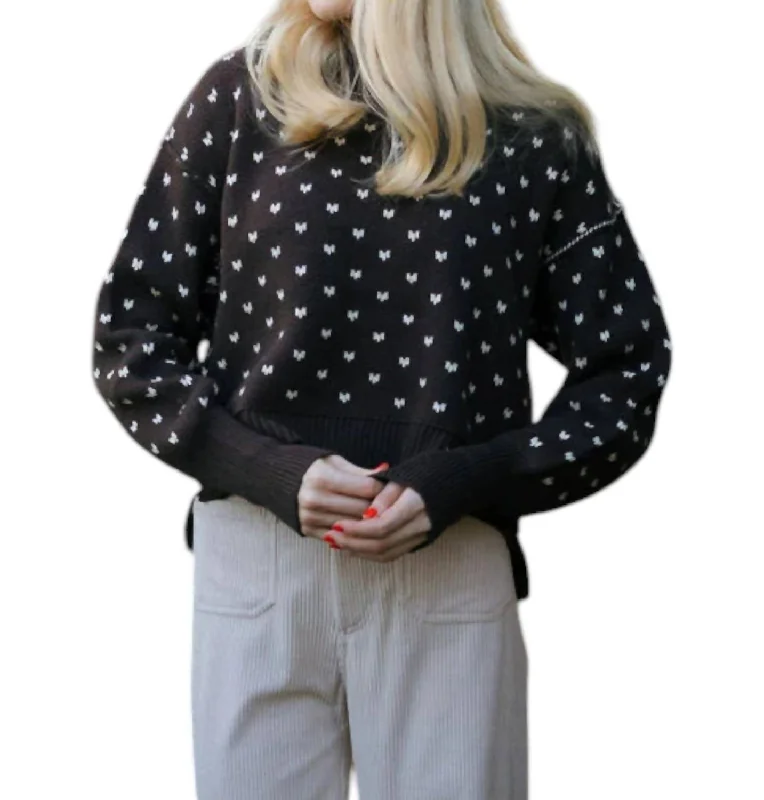 Weekend Deals That Sizzle Patterned Sweater In Brown