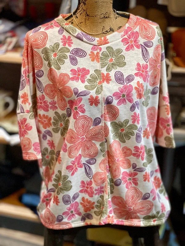 Major Savings Mitzi Floral Print Top