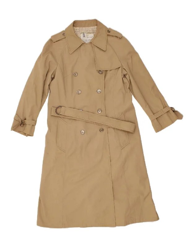 Early Access LONDON FOG Womens Trench Coat US 18 2XL Beige Polyester