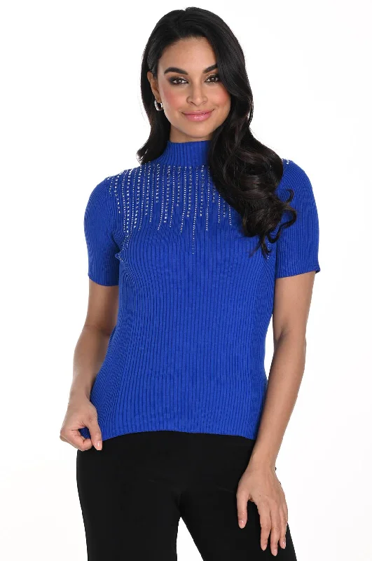 Limited Edition Frank Lyman #243487U royal knit sweater