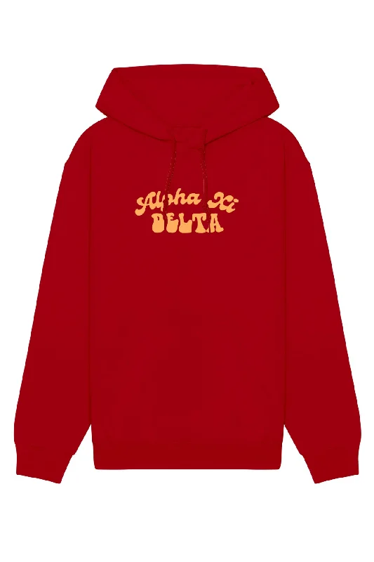 Last Chance Alpha Xi Delta Vintage Hippie Hoodie