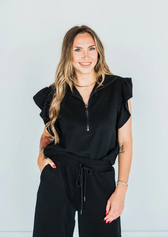 Can't Resist First Things First Top - Black