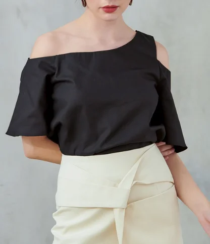 Act Now Layla One Shoulder Top