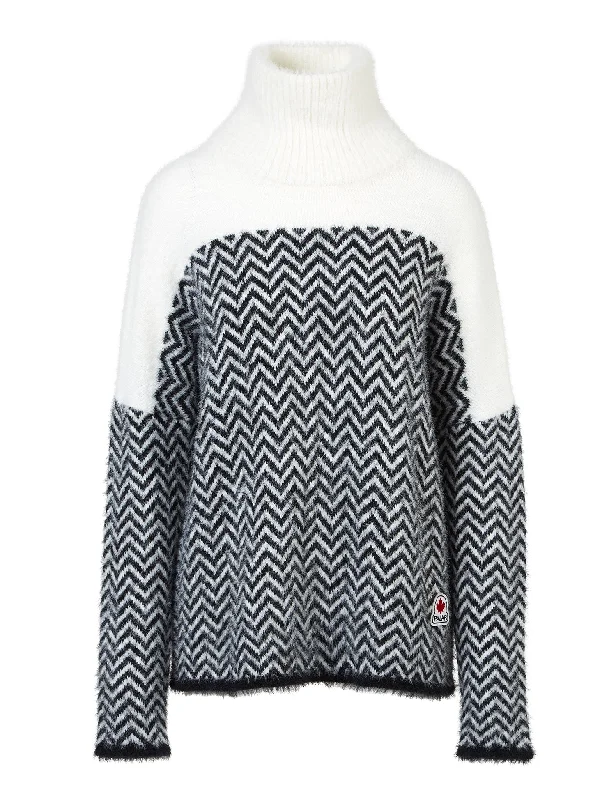 Weekend Shopping Bliss Pajar Women’s Jasper High Neck Chevron Sweater