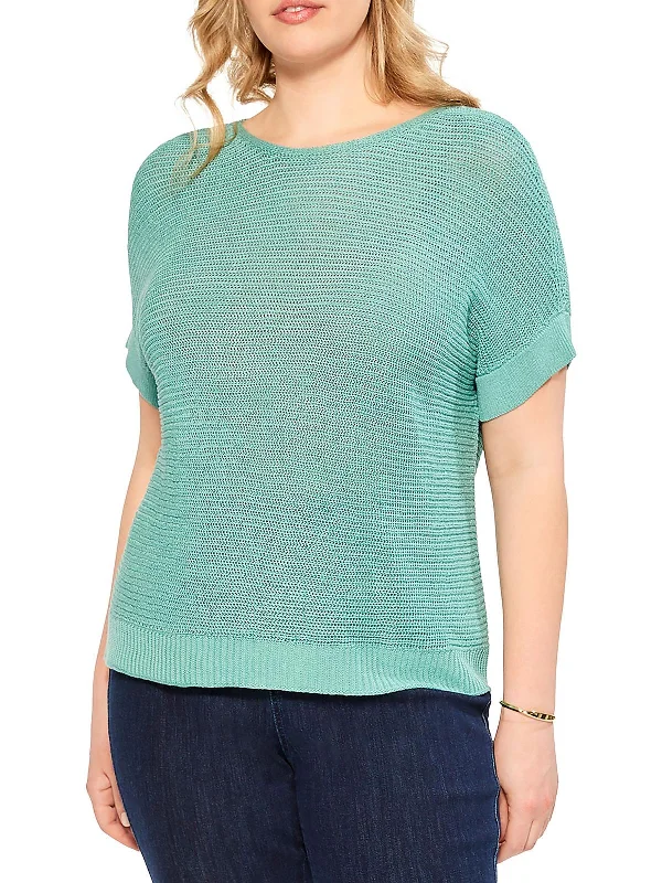 Lowest Rates Womens Crochet Knit Pullover Sweater