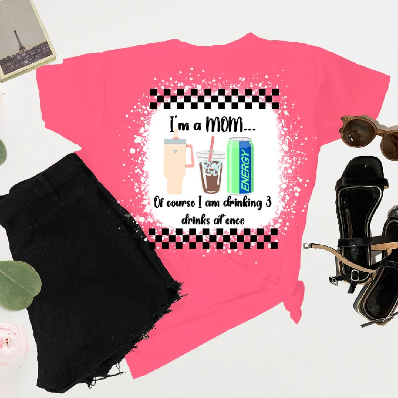 Mega Deal Mom Stuff Bleached T-Shirt.