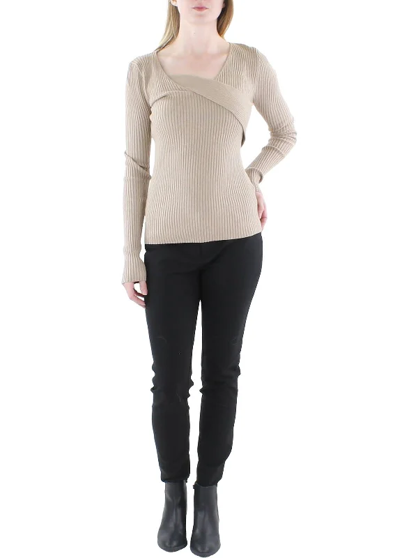 Crazy Deals Womens V-Neck Long Sleeves V-Neck Sweater