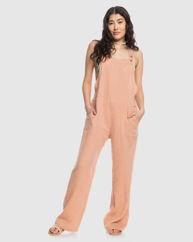 Deal of the Day Womens Beachside Dreaming Strappy Jumpsuit