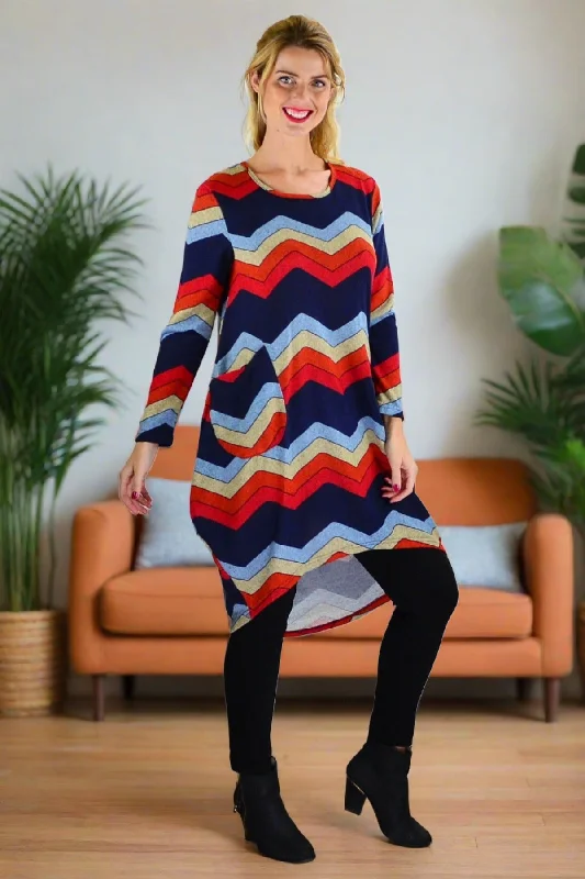 Shop the Weekend Away Candy Lane Wool Knit Tunic Top