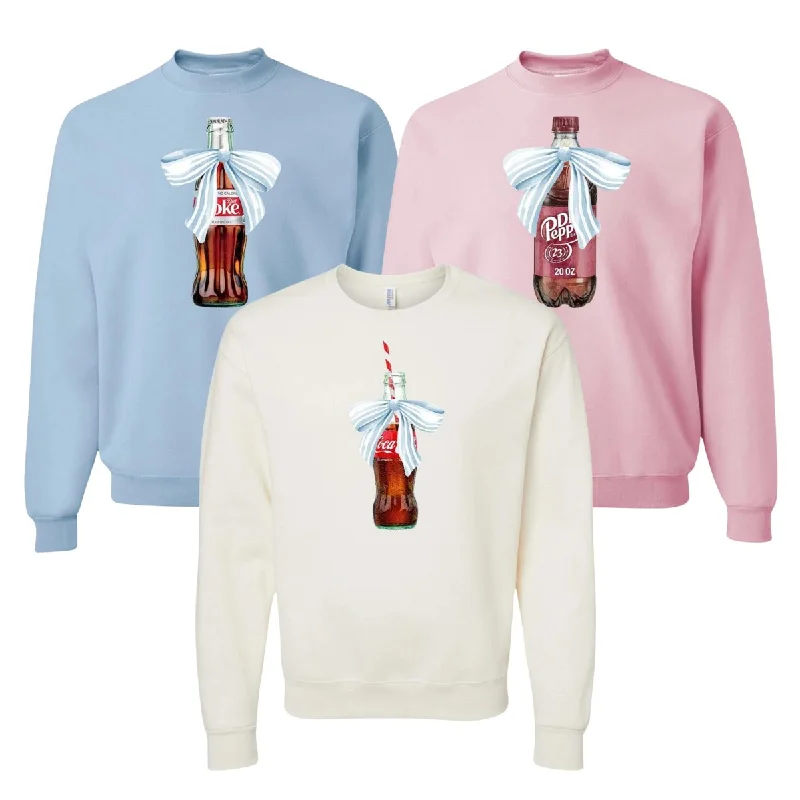 Bonus Savings 'Vintage Soda With Bow' Crewneck Sweatshirt