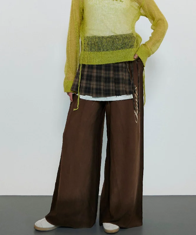 Weekend Bargains to Celebrate [24Autumn Pre-Order] Edge Gradient Wide Pants