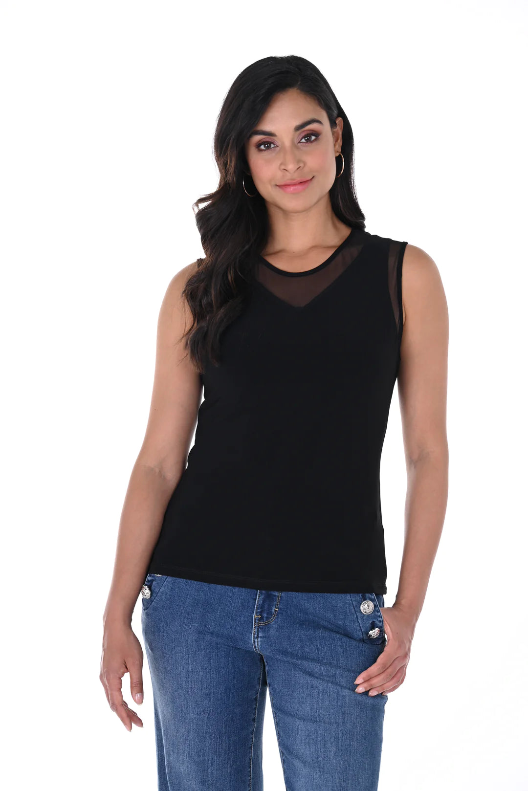 YEAR-End Sale Frank Lyman #246031 black knit top