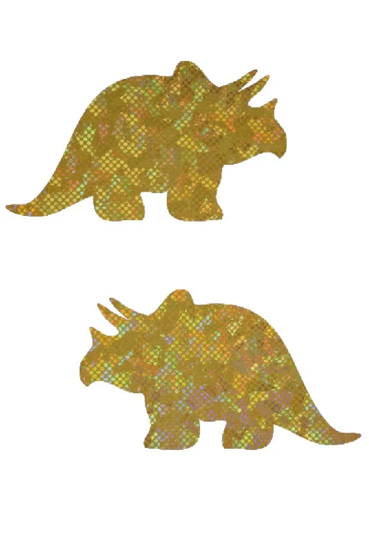 Sale Event Gold Kaleidoscope Triceratops Pasties