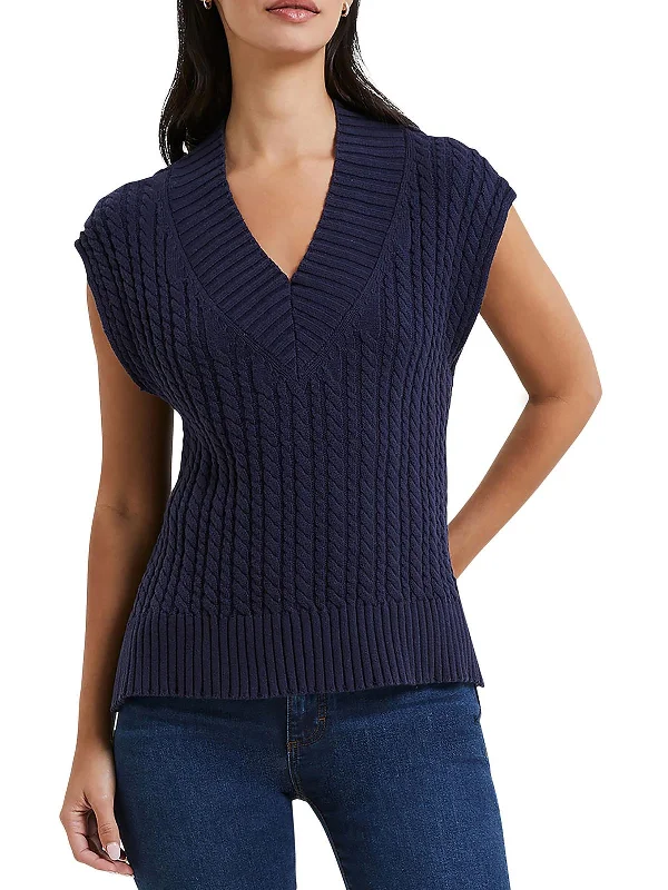 Weekend Offers That Thrill Womens Cotton Cable Knit Pullover Sweater