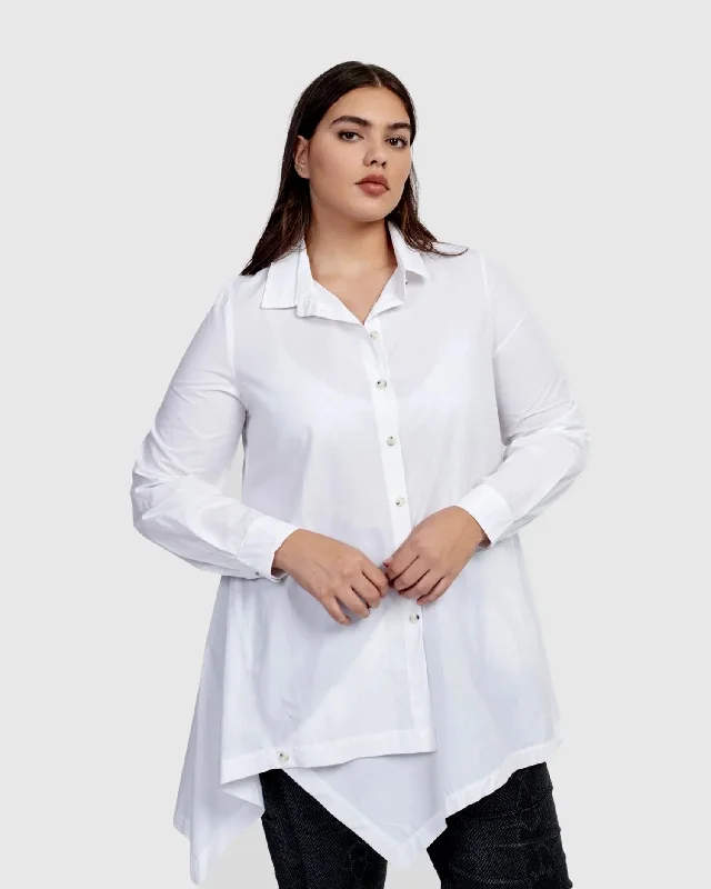 Holiday Sale Urban Onyx Tunic Shirt, White