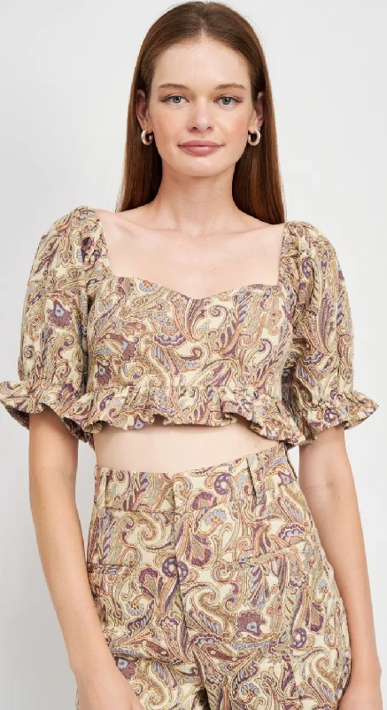 Best Seller The Jacard Top