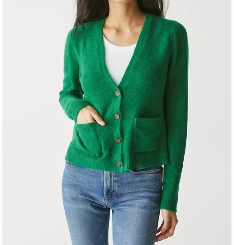 Weekend Savings Extravaganza Iggy Cardigan With Patch Pockets In Beetle