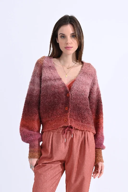 Super Bargain Tie Dye Jumper Cardigan by Molly Bracken