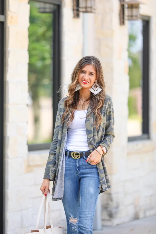 Weekend Offers That Amaze Katie Camo Cardigan