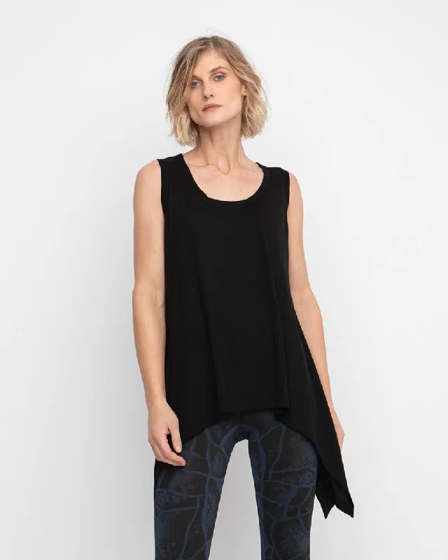 Flash Sale Ozai N Ku Sleeveless Tank Top, Black