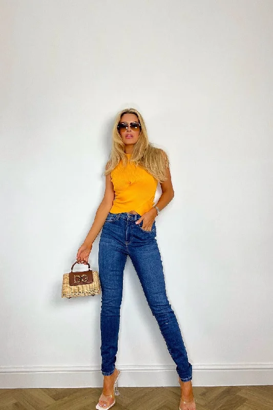 Weekend Bargains to Sizzle Y.A.S YELLOW KNIT TOP