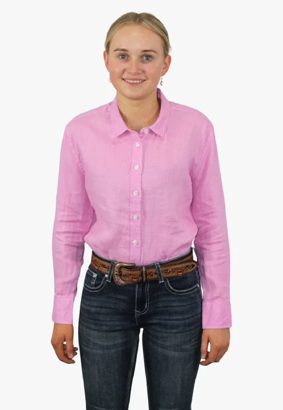 Take Advantage Pilbara Ladies Linen Long Sleeve Shirt