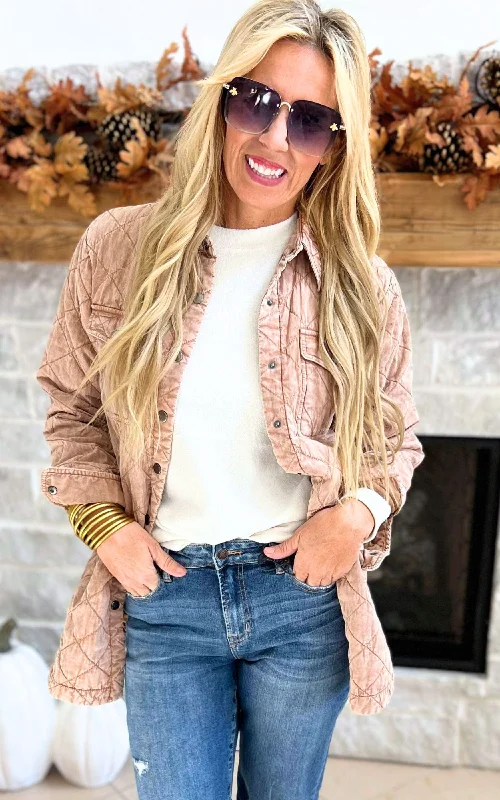 Take Advantage The Quilted Must Have Shacket by Salty Wave