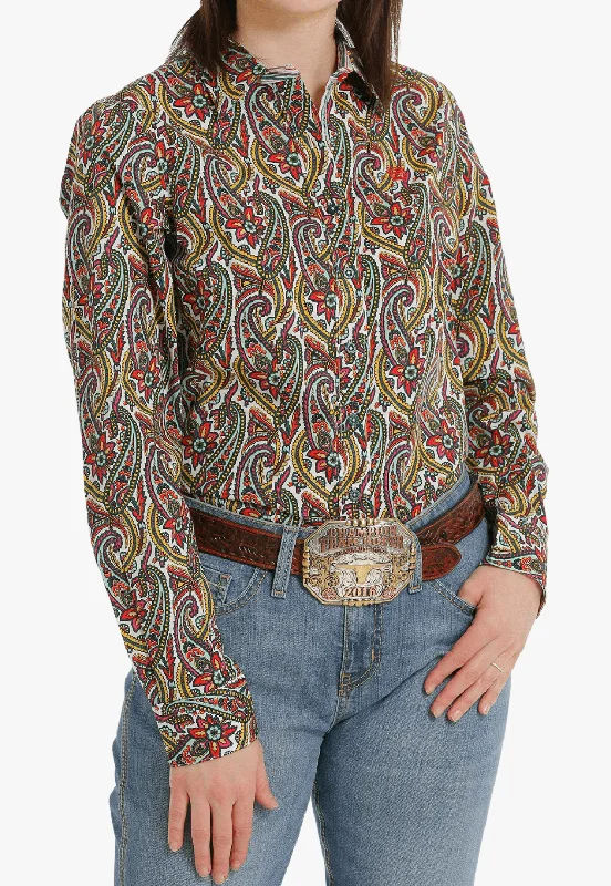 Closeout Sale Cinch Womens Button Down Long Sleeve Shirt