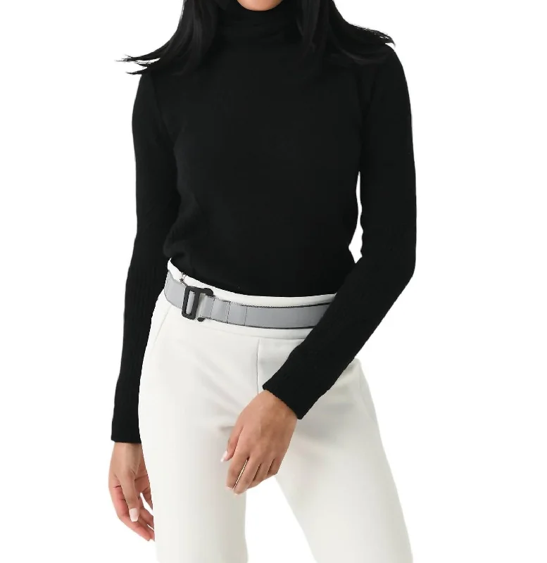 Low Prices Avery Turtleneck Sweater In Caviar