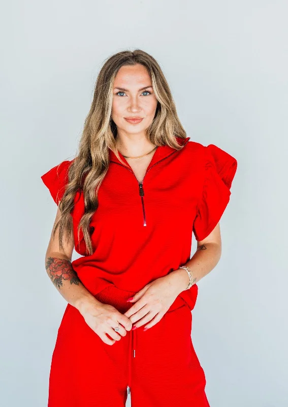 Fantastic Savings First Things First Top - Red