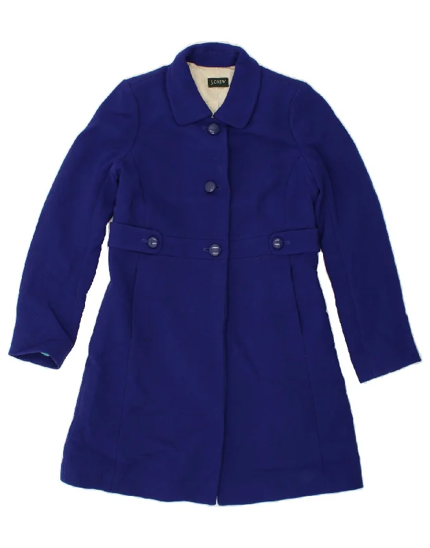 Year-End Clearance J. CREW Womens Overcoat UK 12 Medium Blue