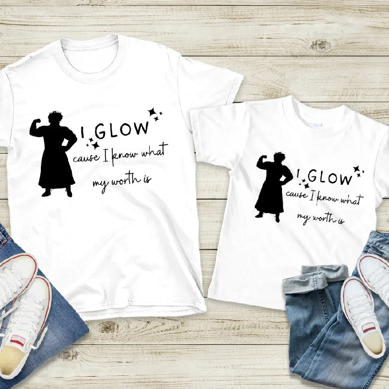 Best Seller I Glow 'Cause I Know Matching White T-Shirts