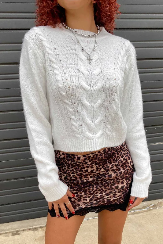 Extra Savings Cable Knit Sweater